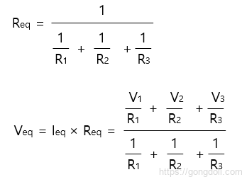 밀만의 정리 : 수식