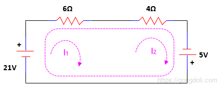 슈퍼 메쉬 해석법 : 예제 풀이