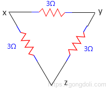 와이 델타 변환 : 예제1