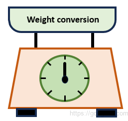 무게 변환 계산기