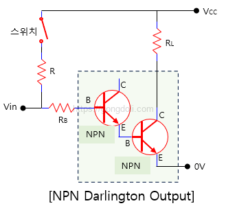 트랜지스터 스위칭 회로: 달링턴