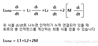 직렬 인덕터 : 수식1