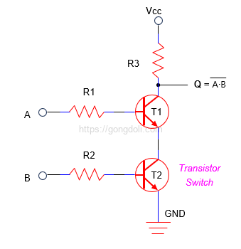 NAND 게이트 회로 : TR