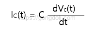 RC 미분기 동작 원리 : 전류