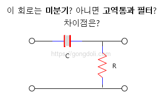 RC 미분기 동작 원리 : 개요