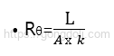 열 저항 계산기,Thermal resistance calculator